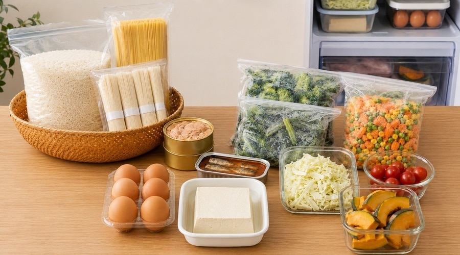 暑い時期に備える食品のストック方法